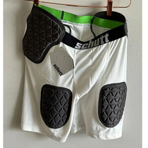 Schutt Mens Protech All in One Girdle White Size Large